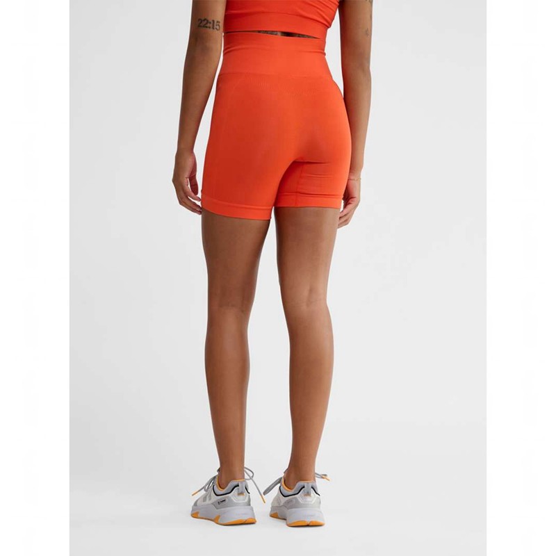 Hummel Tif Seamless Shorts Dam Orange | 909370-836