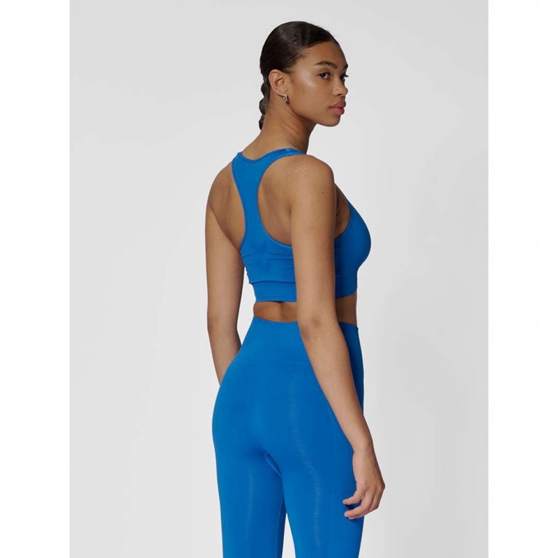 Hummel Tif Seamless Top Sport BH Dam Blå | 444452-769