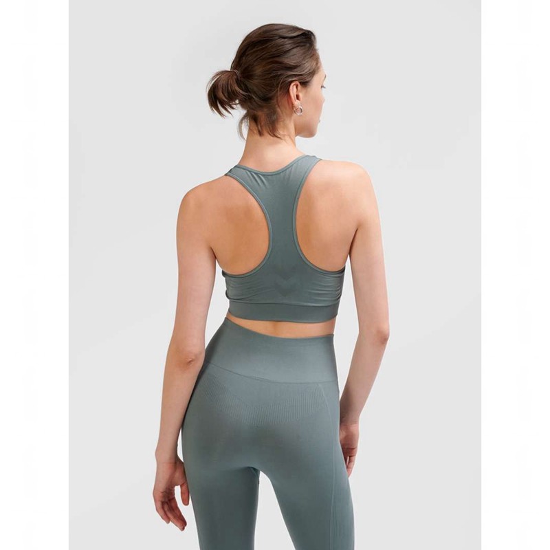 Hummel Tif Seamless Top Sport BH Dam Grå | 127346-288