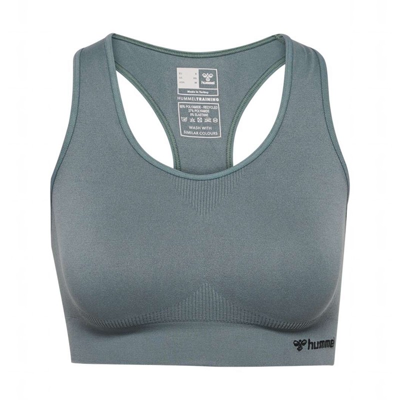 Hummel Tif Seamless Top Sport BH Dam Grå | 127346-288