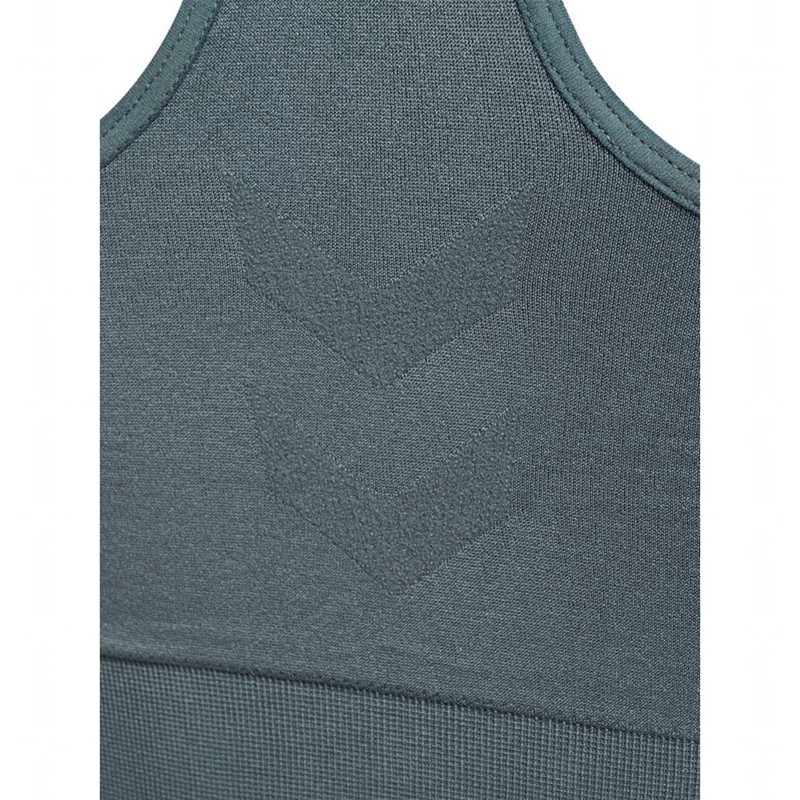Hummel Tif Seamless Top Sport BH Dam Grå | 127346-288
