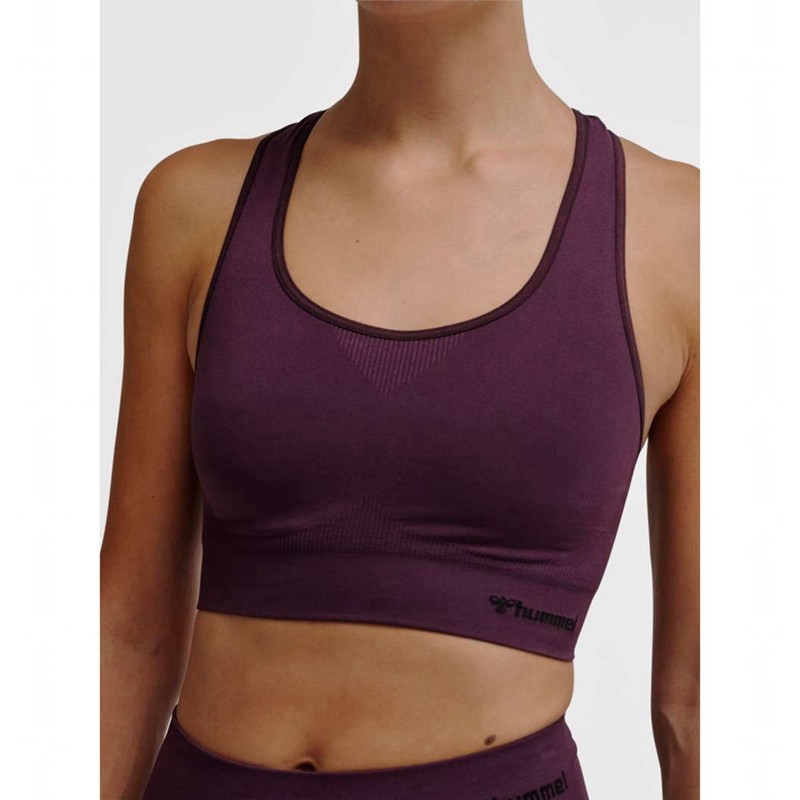 Hummel Tif Seamless Top Sport BH Dam Lila | 924665-671