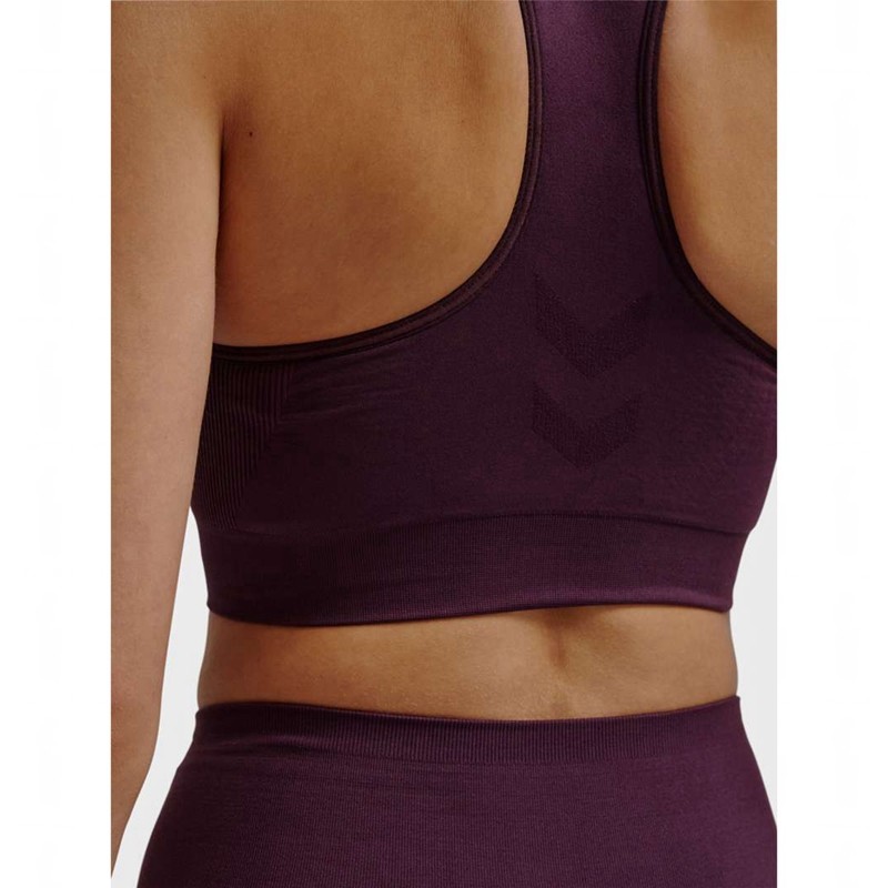 Hummel Tif Seamless Top Sport BH Dam Lila | 924665-671