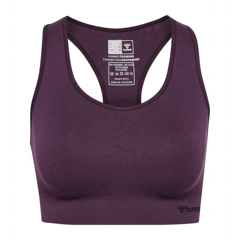 Hummel Tif Seamless Top Sport BH Dam Lila | 924665-671
