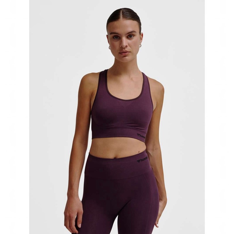 Hummel Tif Seamless Top Sport BH Dam Lila | 924665-671