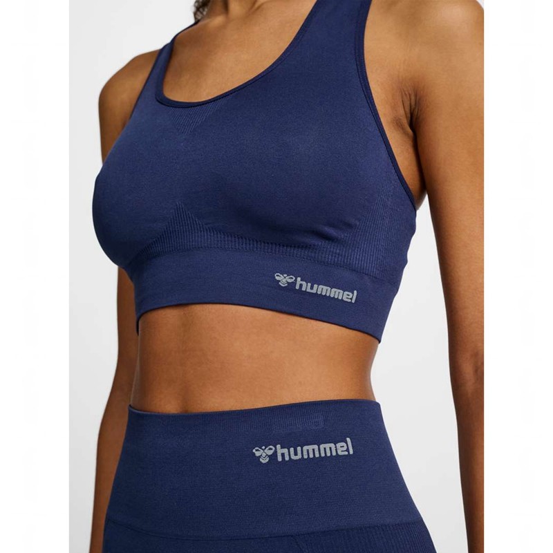Hummel Tif Seamless Top Sport BH Dam Svarta | 751488-657