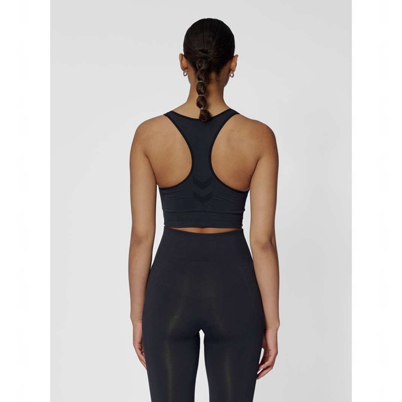 Hummel Tif Seamless Top Sport BH Dam Svarta | 810830-033