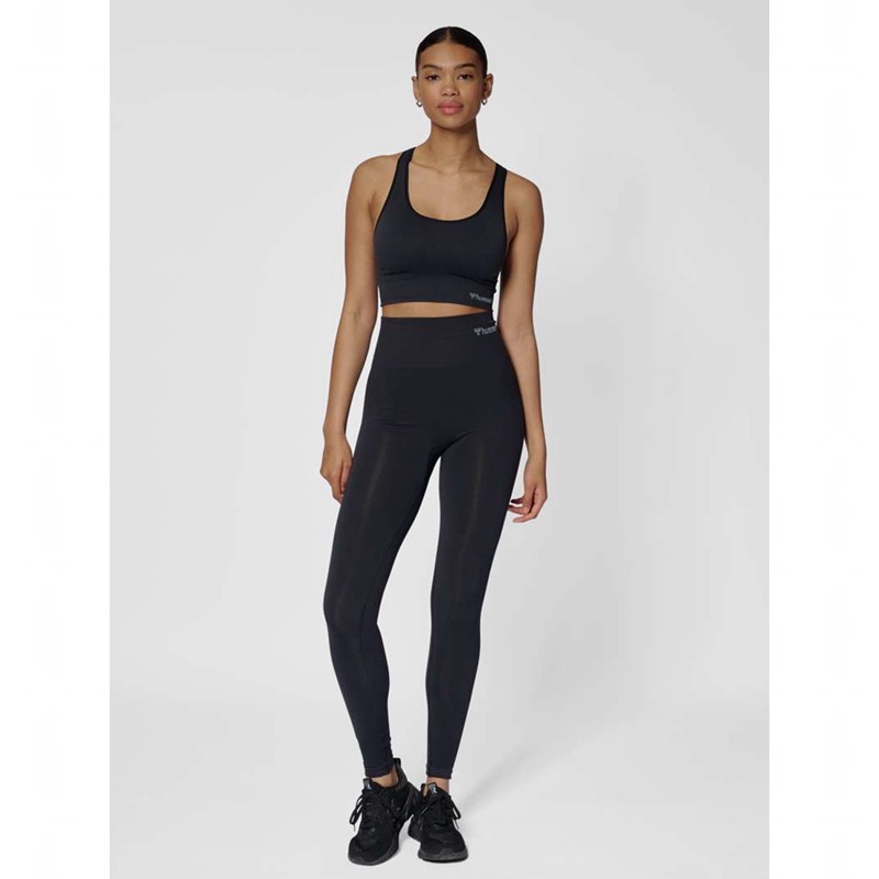 Hummel Tif Seamless Top Sport BH Dam Svarta | 810830-033