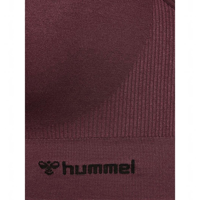 Hummel Tif Seamless Top Sport BH Dam Vinröda | 035284-692