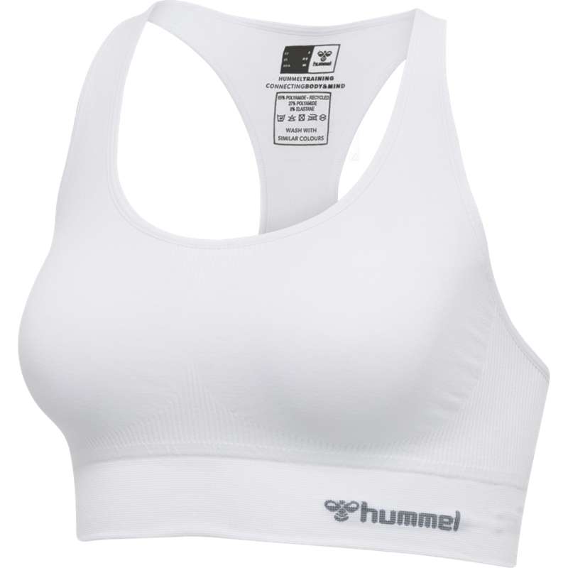 Hummel Tif Seamless Top Sport BH Dam Vita | 642160-728