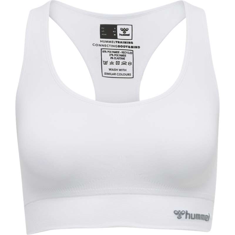 Hummel Tif Seamless Top Sport BH Dam Vita | 642160-728