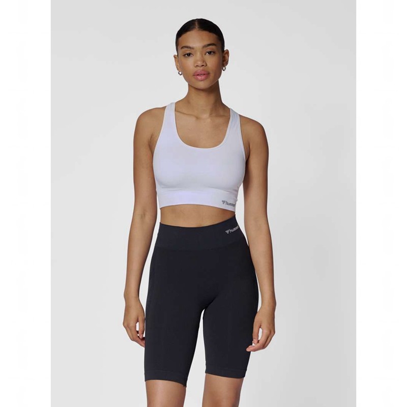 Hummel Tif Seamless Top Sport BH Dam Vita | 642160-728