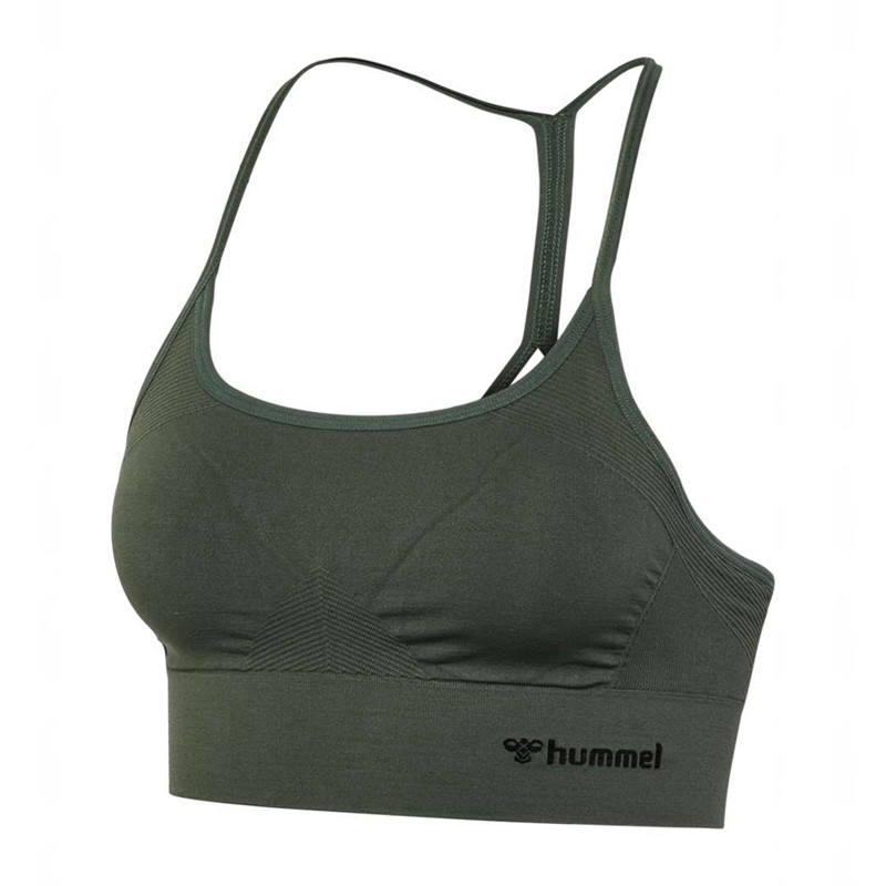 Hummel Tiffy Seamless Top Klänning Dam Gröna | 426669-970