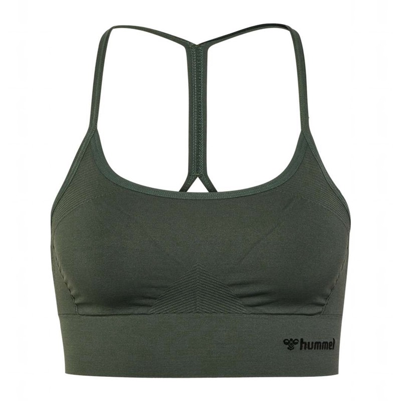 Hummel Tiffy Seamless Top Klänning Dam Gröna | 426669-970
