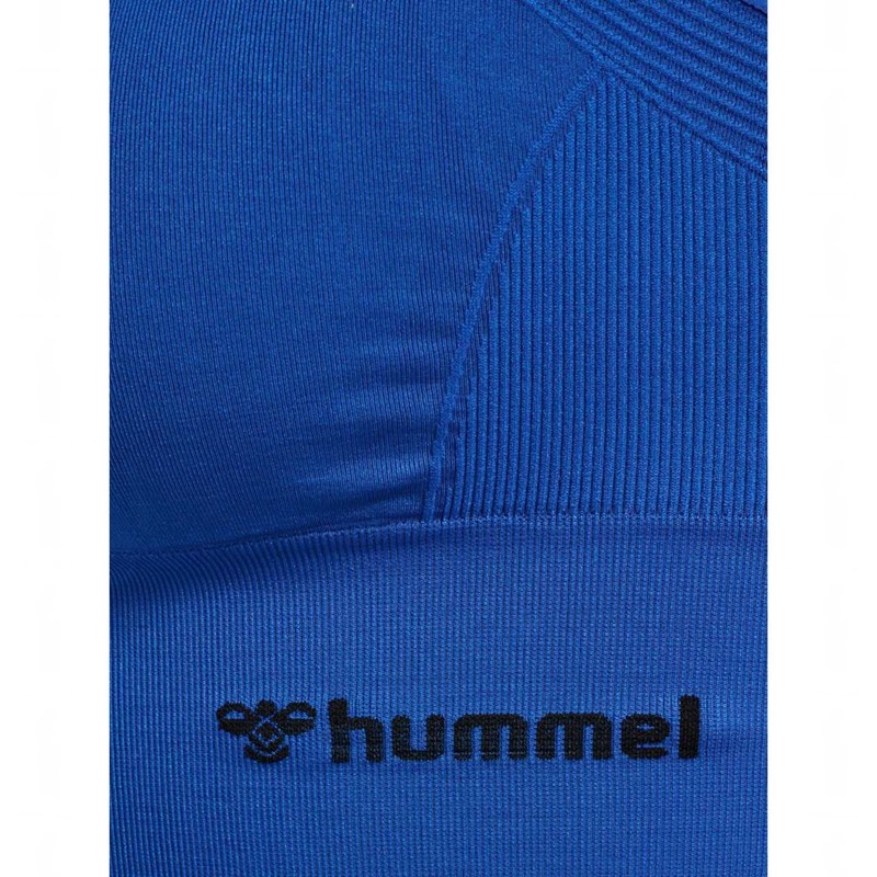 Hummel Tiffy Seamless Top Sport BH Dam Blå | 059180-793