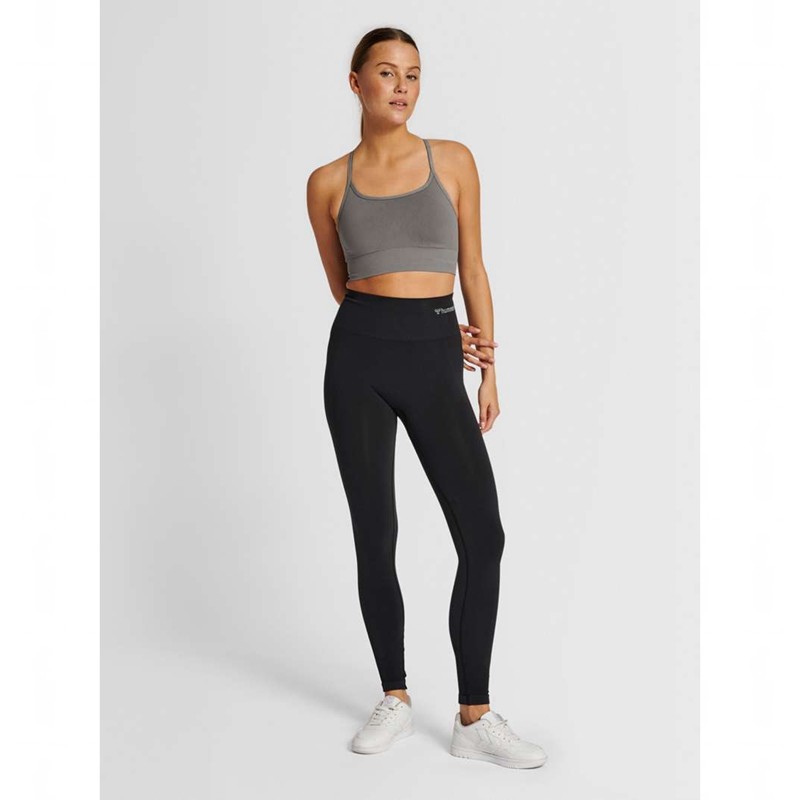 Hummel Tiffy Seamless Top Sport BH Dam Grå | 454561-716