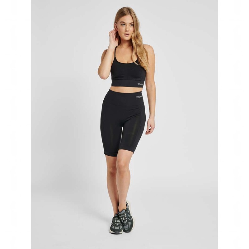 Hummel Tiffy Seamless Top Sport BH Dam Svarta | 824233-037