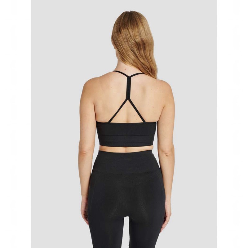 Hummel Tiffy Seamless Top Sport BH Dam Svarta | 824233-037