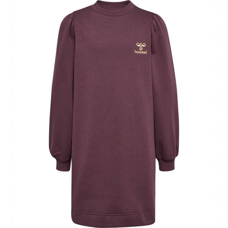 Hummel Tone L/S Klänning Barn Fuchsia | 688757-053