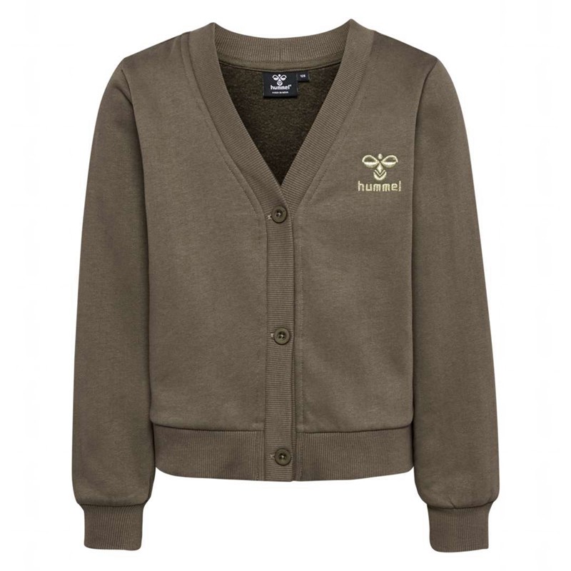 Hummel Tone Sweat Kofta Barn Bruna | 633112-697