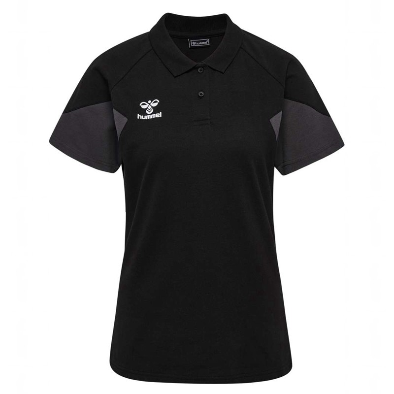 Hummel Travel Polo T-shirt Dam Svarta | 603564-085
