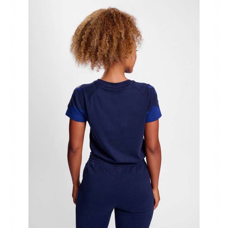 Hummel Travel S/S T-shirt Dam Marinblå | 325684-125