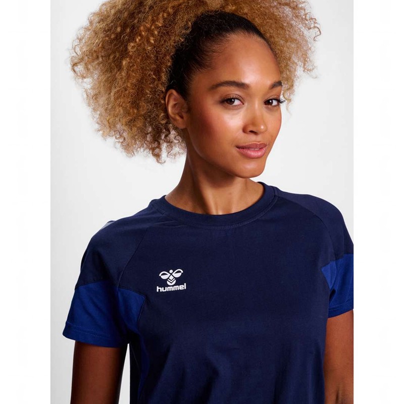 Hummel Travel S/S T-shirt Dam Marinblå | 325684-125
