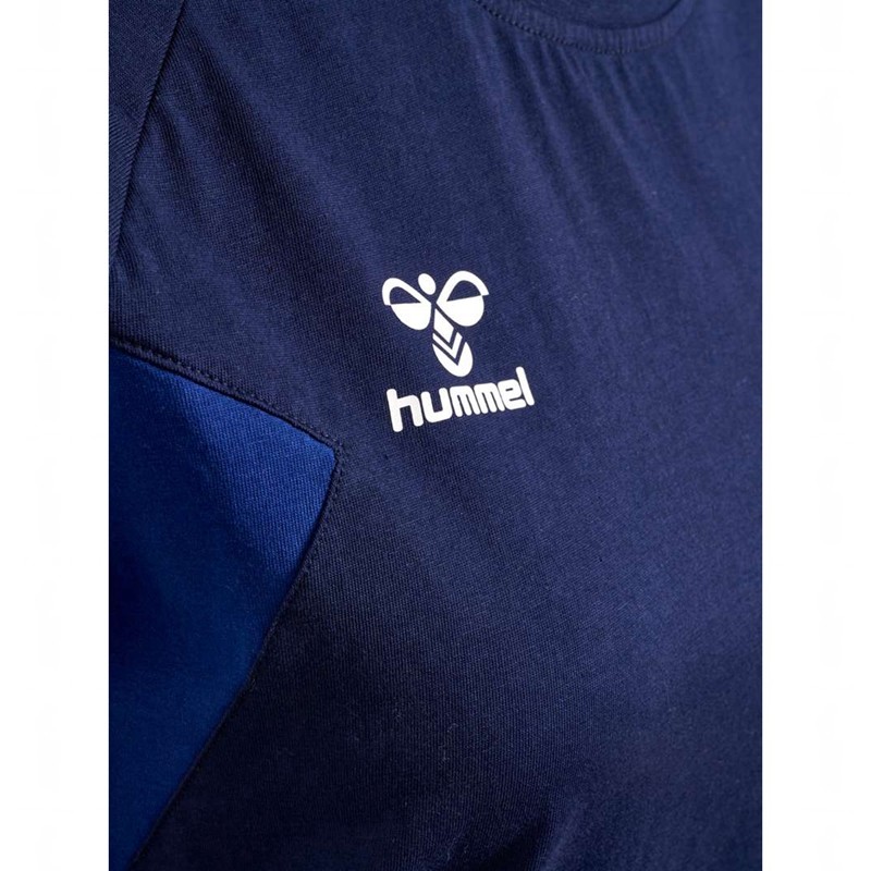 Hummel Travel S/S T-shirt Dam Marinblå | 325684-125