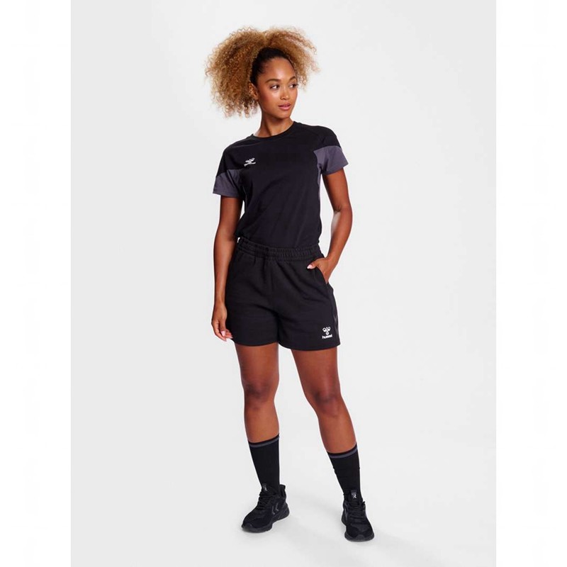 Hummel Travel S/S T-shirt Dam Svarta | 806791-281