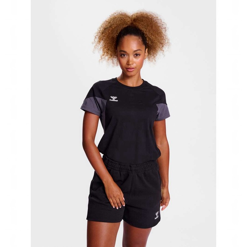 Hummel Travel S/S T-shirt Dam Svarta | 806791-281