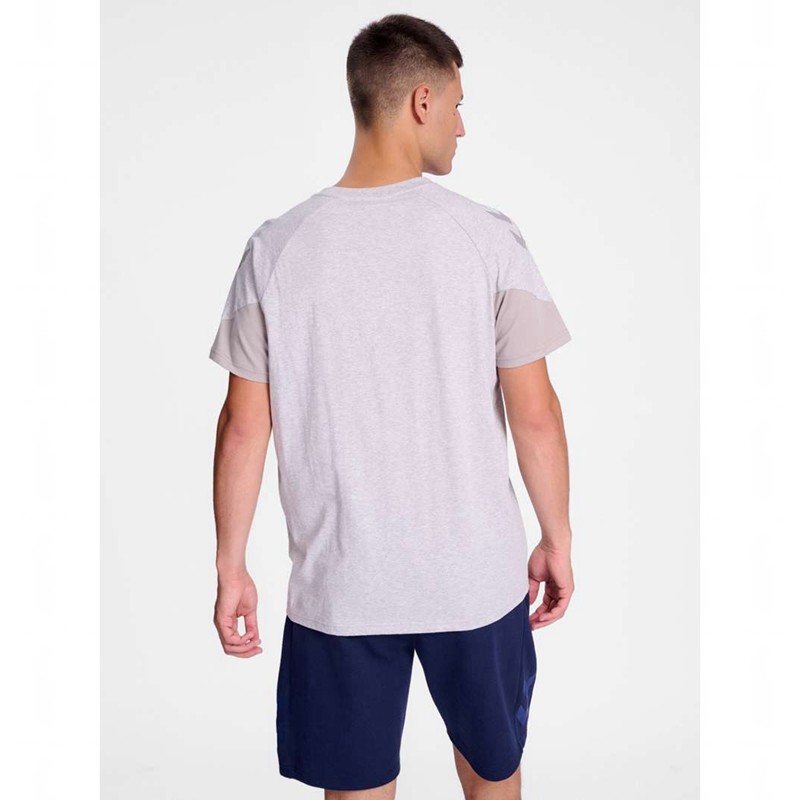 Hummel Travel S/S T-shirt Herr Grå | 138632-191