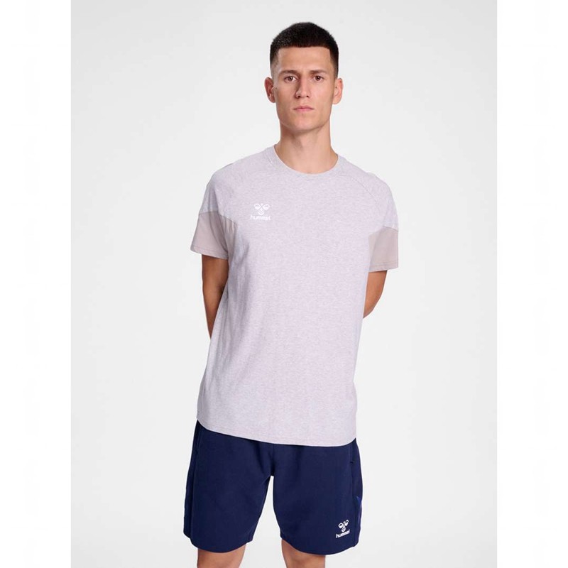 Hummel Travel S/S T-shirt Herr Grå | 138632-191