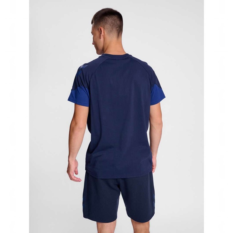 Hummel Travel S/S T-shirt Herr Marinblå | 547910-019
