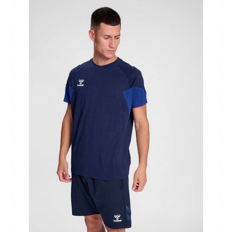 Hummel Travel S/S T-shirt Herr Marinblå | 547910-019