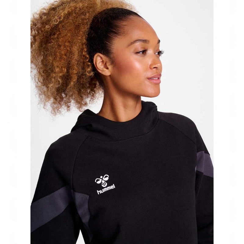 Hummel Travel Sweat Hoodie Dam Svarta | 775498-740