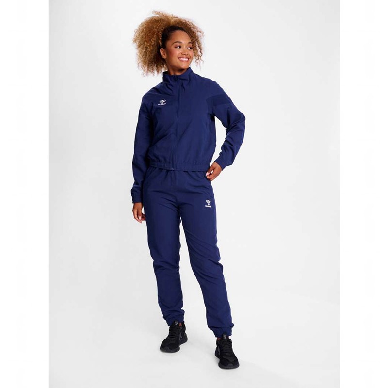 Hummel Travel Woven T-shirt Dam Marinblå | 739799-500