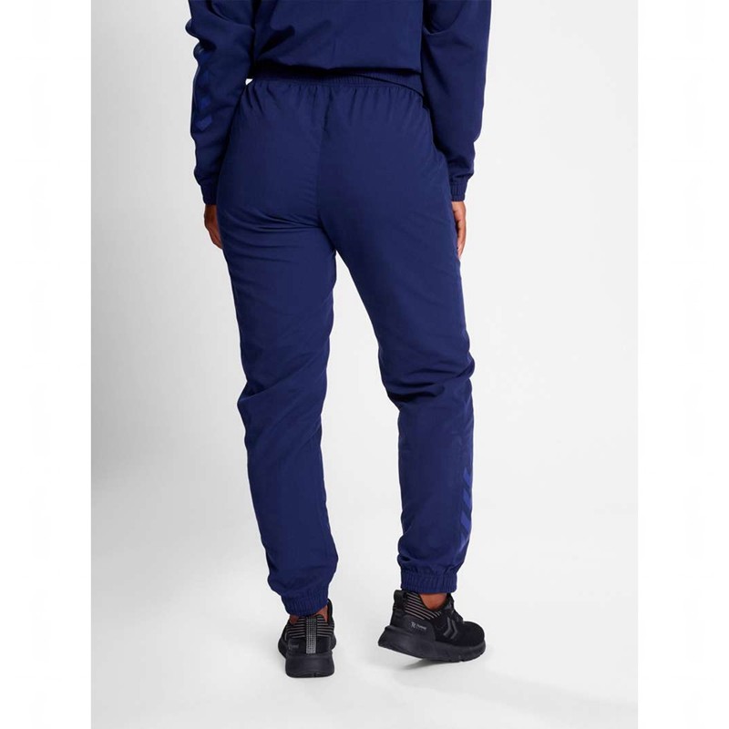 Hummel Travel Woven T-shirt Dam Marinblå | 739799-500