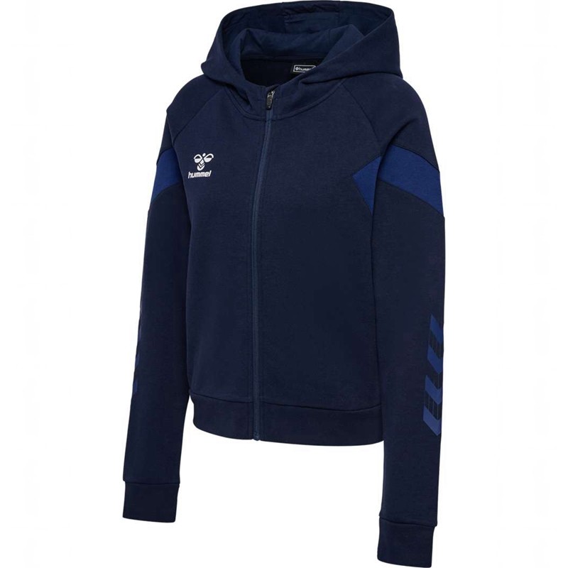 Hummel Travel Zip Hoodie Dam Marinblå | 380819-246