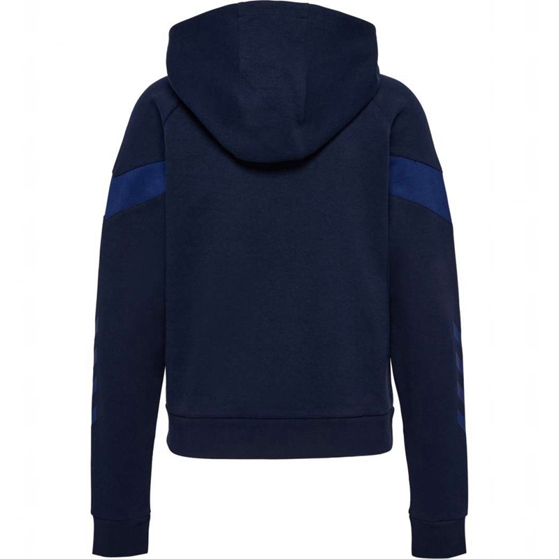 Hummel Travel Zip Hoodie Dam Marinblå | 380819-246