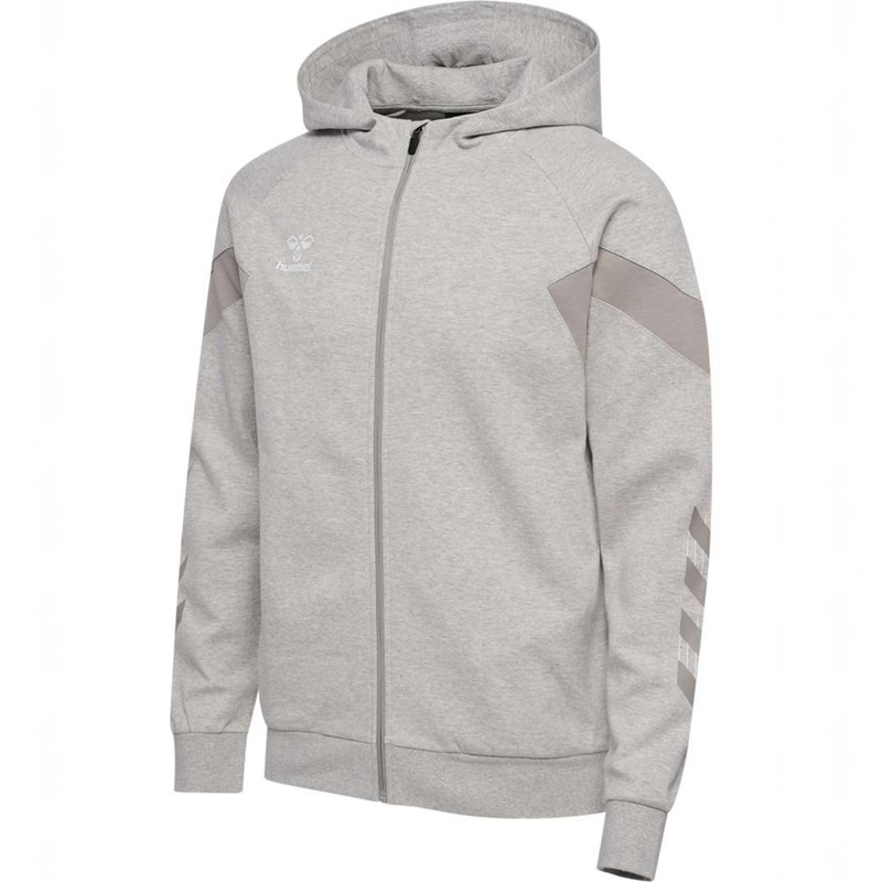 Hummel Travel Zip Hoodie Herr Grå | 301772-858