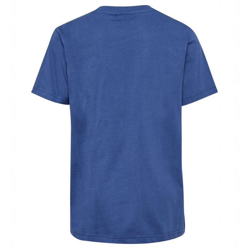 Hummel Trelle S/S T-shirt Barn Blå | 514145-852