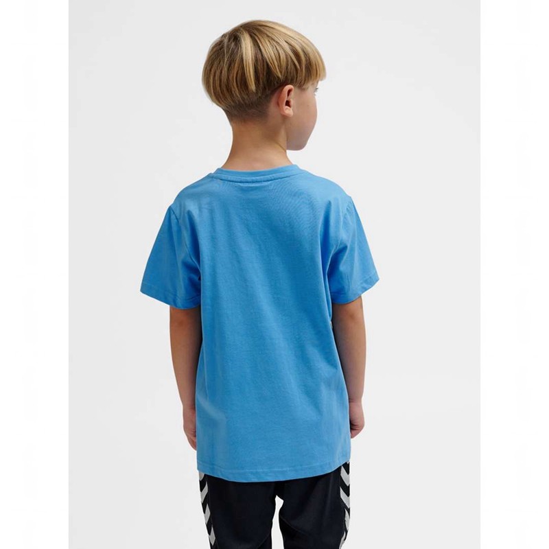 Hummel Tres S/S Shorts Barn Blå | 649862-511