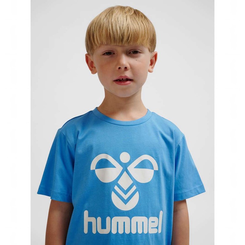 Hummel Tres S/S Shorts Barn Blå | 649862-511