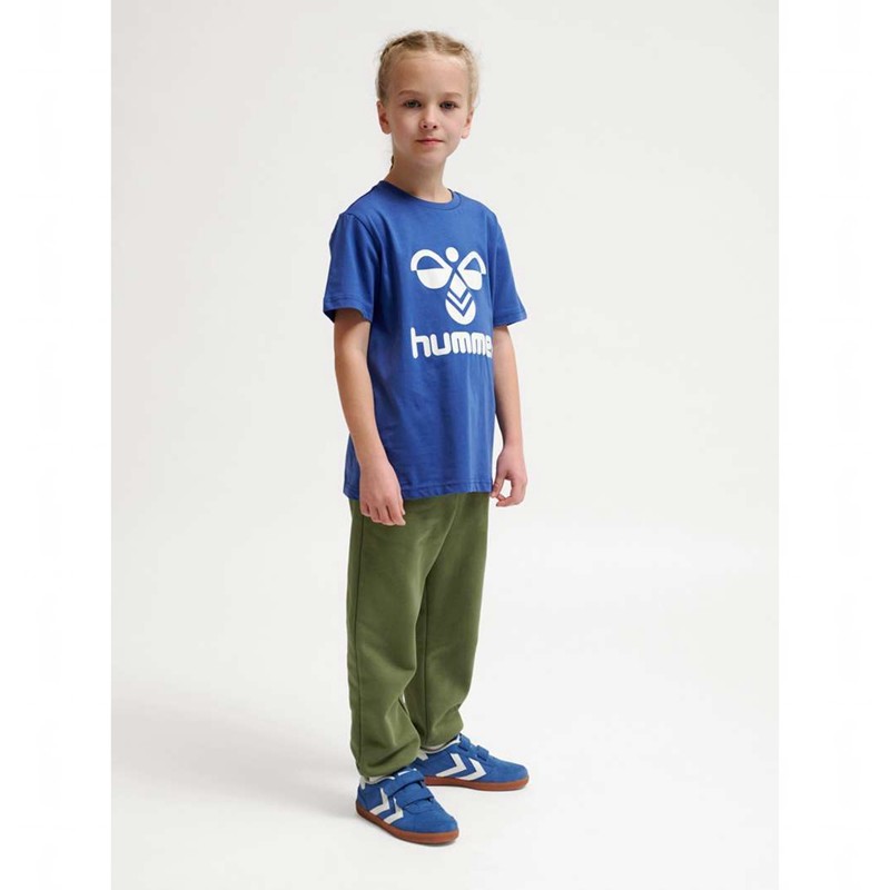 Hummel Tres S/S T-shirt Barn Blå | 770067-249