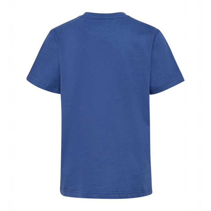 Hummel Tres S/S T-shirt Barn Blå | 770067-249