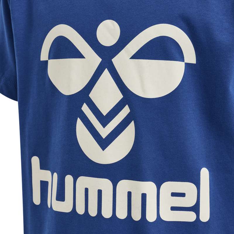 Hummel Tres S/S T-shirt Barn Blå | 982961-676
