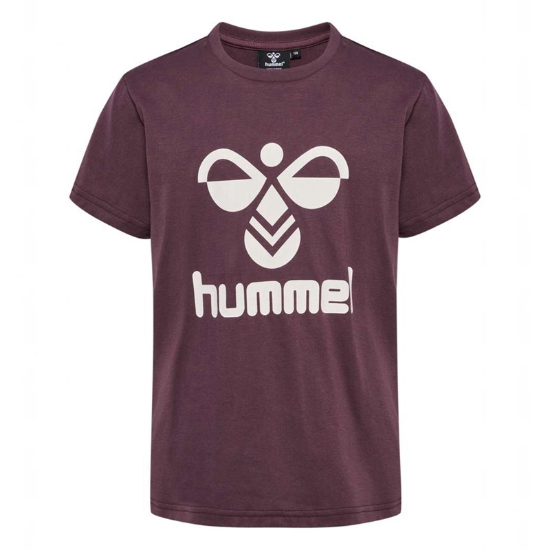 Hummel Tres S/S T-shirt Barn Fuchsia | 868783-028