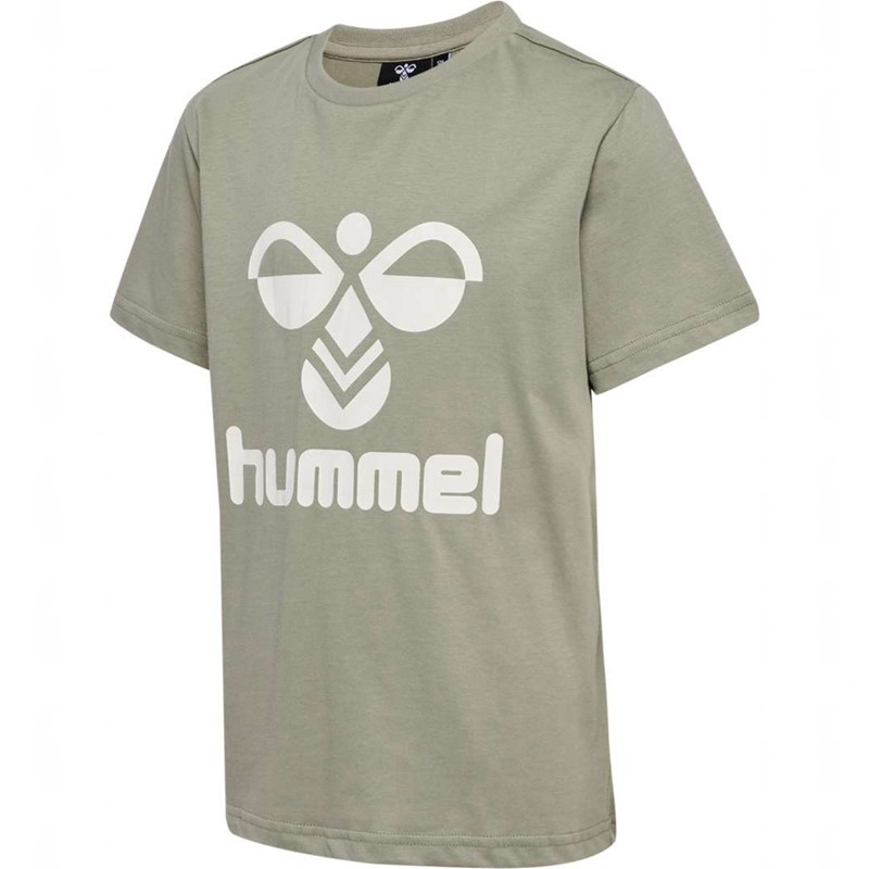 Hummel Tres S/S T-shirt Barn Grå | 800142-519