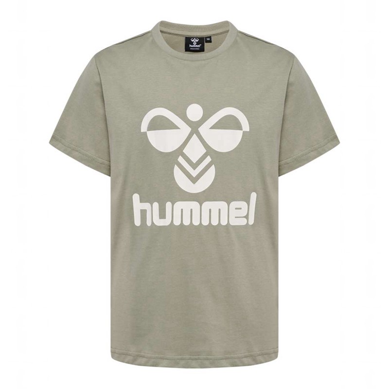 Hummel Tres S/S T-shirt Barn Grå | 800142-519