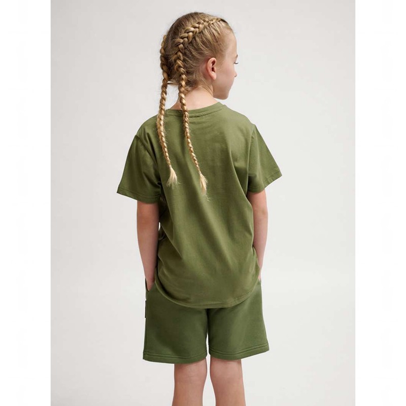 Hummel Tres S/S T-shirt Barn Olivgröna | 509120-422